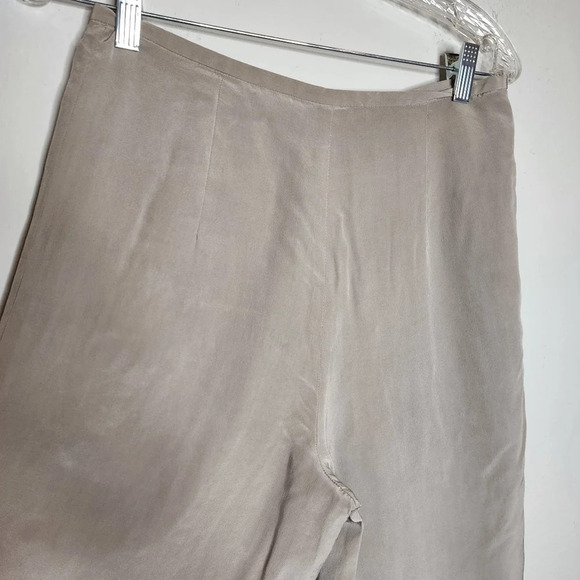 Halston 100% silk trousers - Picture 4 of 14
